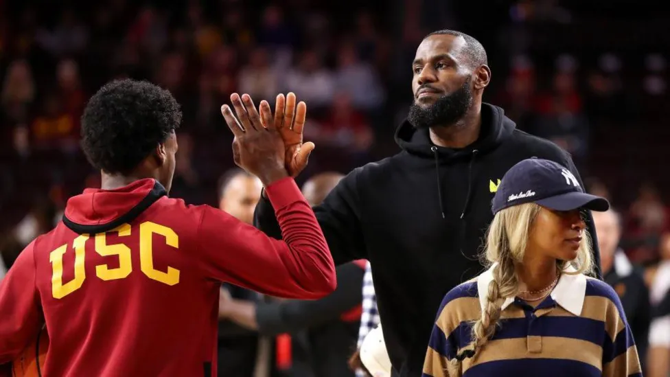 Bronny James' Journey to the NBA Draft