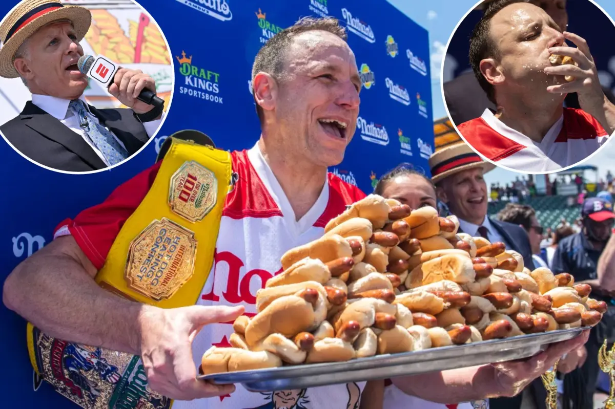 Joey Chestnut Challenges Himself