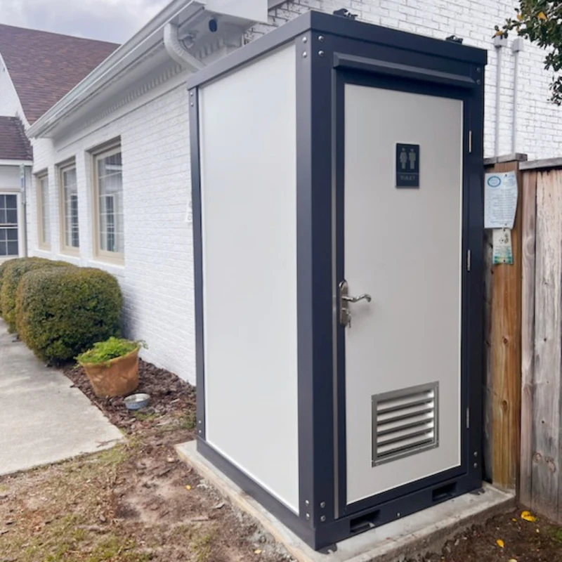 Portable restroom with sink