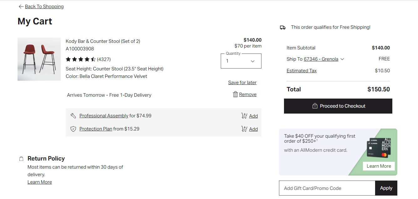 All Modern Promotions & Discounts