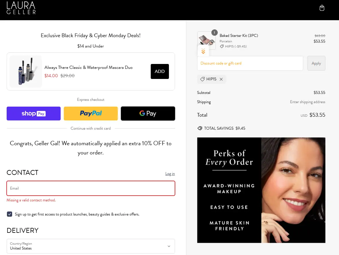 Laura Geller Promotions & Discounts