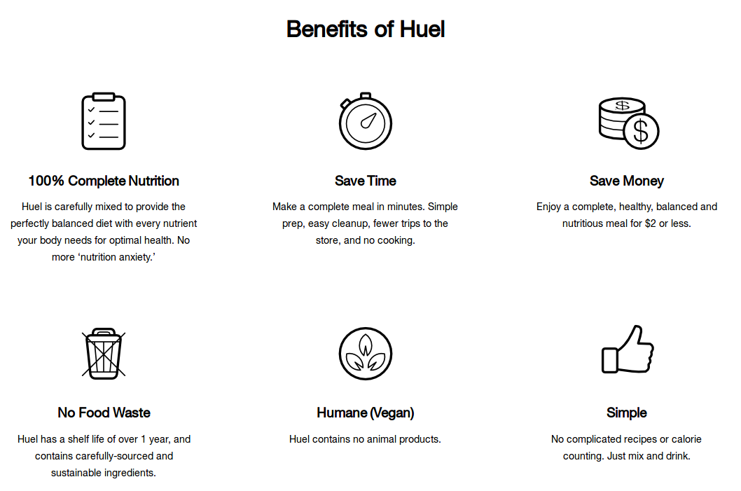 Benefits of Huel
