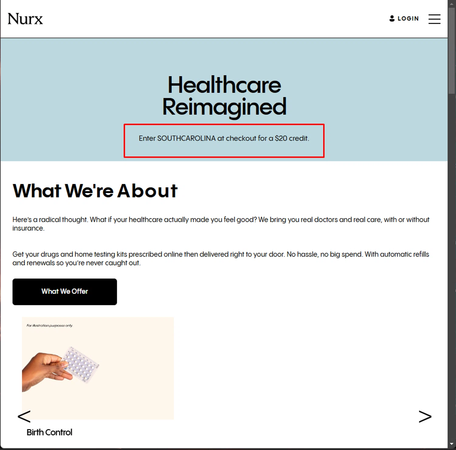 Nurx Promotions & Discounts