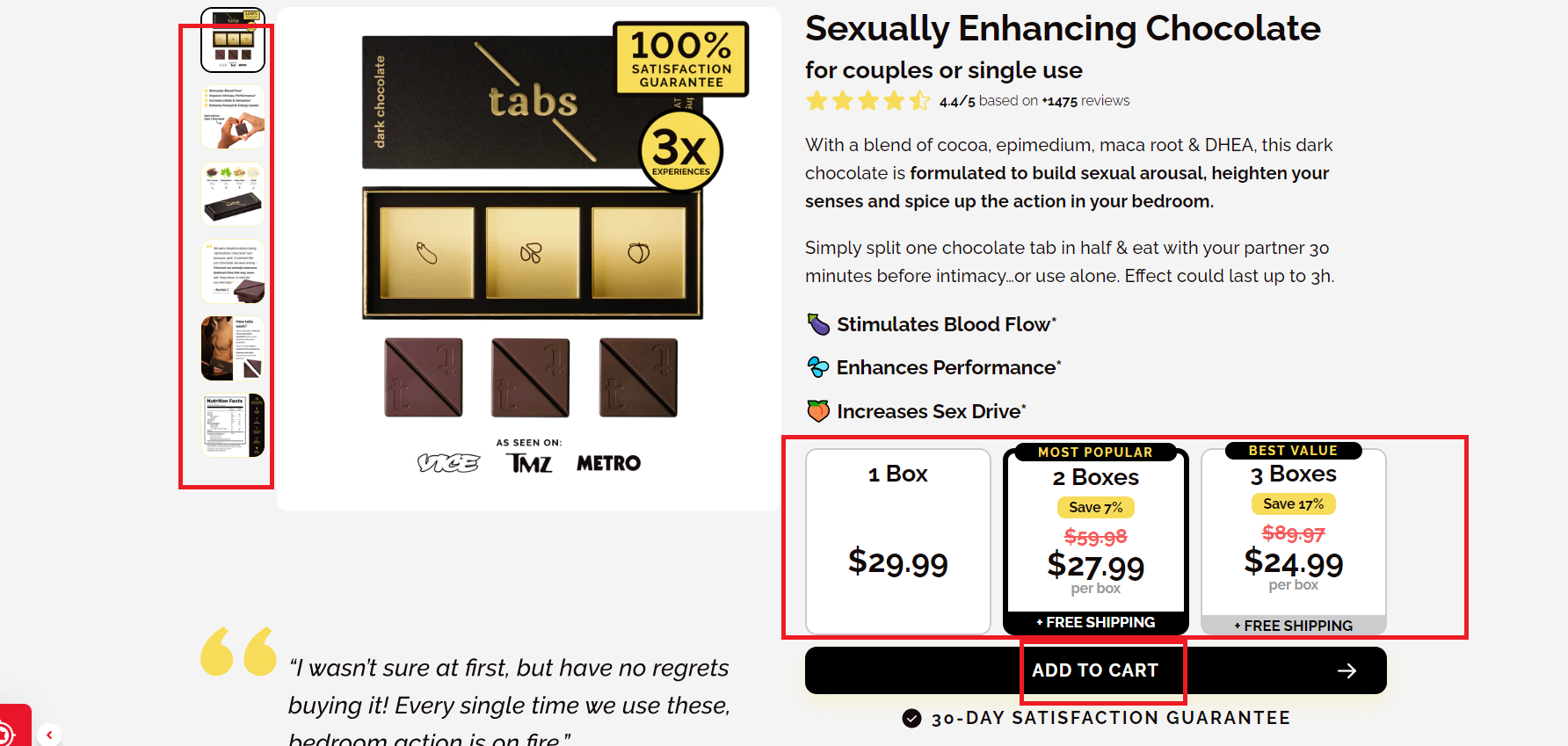 Tabs Chocolate Promotions & Discounts