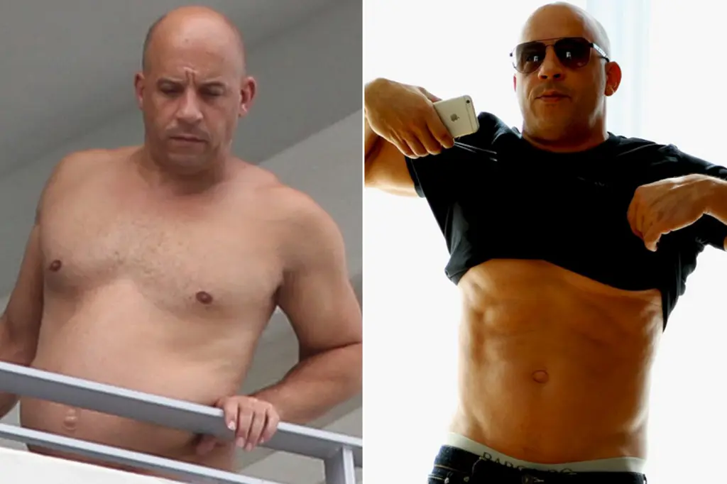 Vin Diesel Before and After